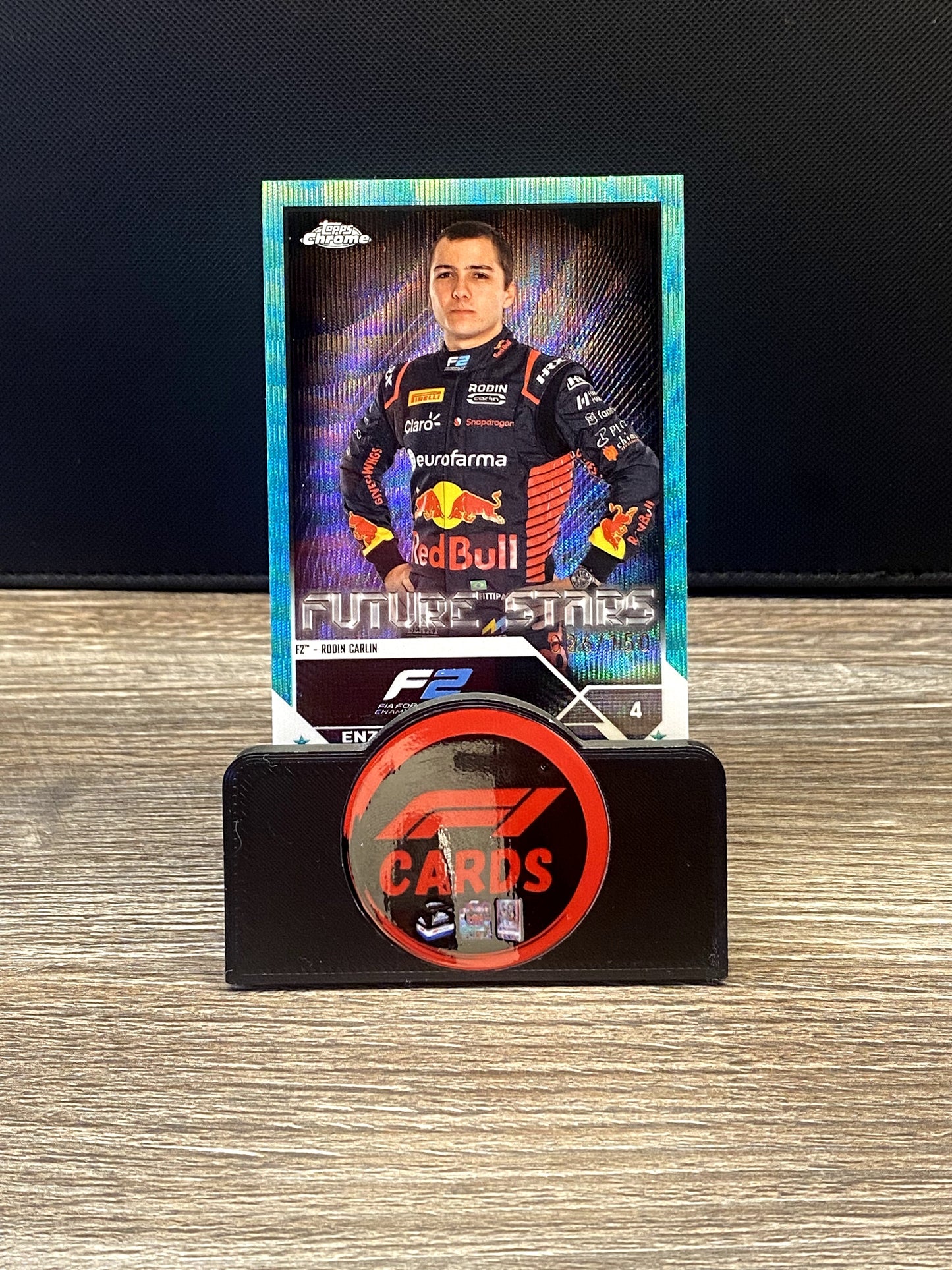 Enzo Fittipaldi Portrait - Chrome 2023 - #75 Aqua Wave 026/250