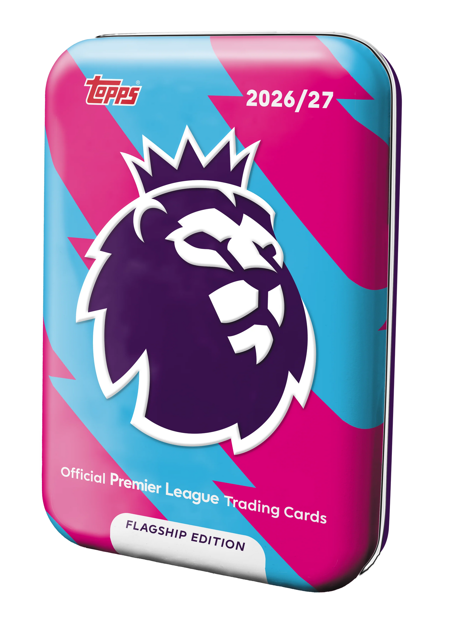 Topps 2027 Premier League Flagship Mega Tin 1 Pink/Blue - New & Sealed
