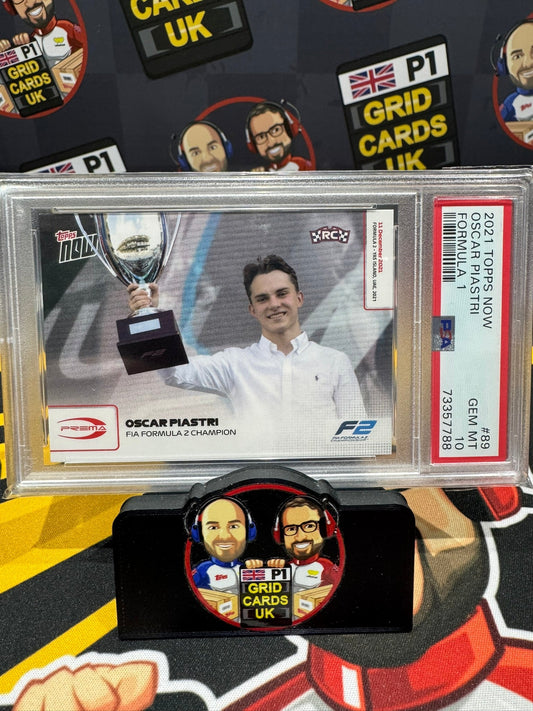 Oscar Piastri - F2 Champion PSA 10 Slab - Topps Now 2021