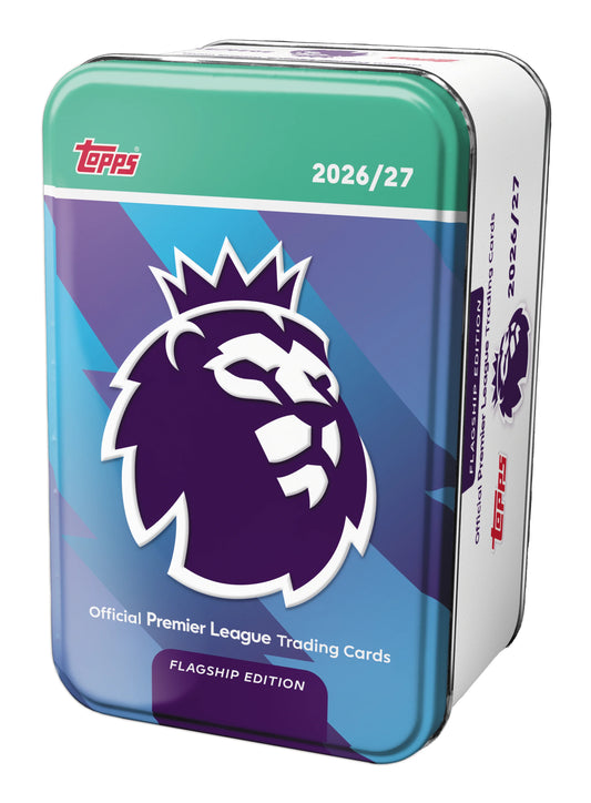 Topps 2027 Premier League Flagship Football Cards Super Tin - New & Sealed