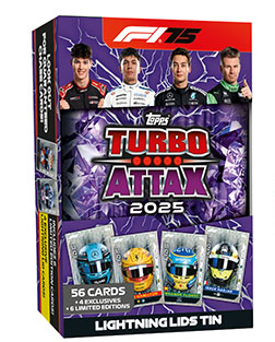 Topps F1 Turbo Attax 2025 Mega Tin (Lightning Lids)