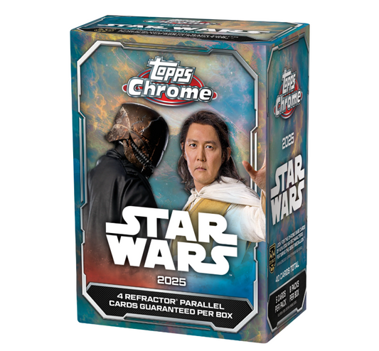 Topps Chrome Star Wars 2025 – Value Blaster Box (New & Sealed)