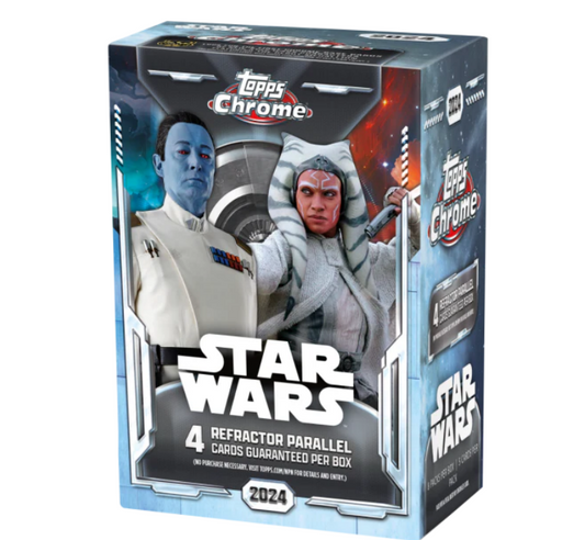 Topps Chrome Star Wars 2024 – Value Blaster Box (New & Sealed)