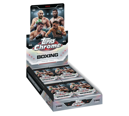Topps Chrome Boxing Hobby Box – New & Sealed