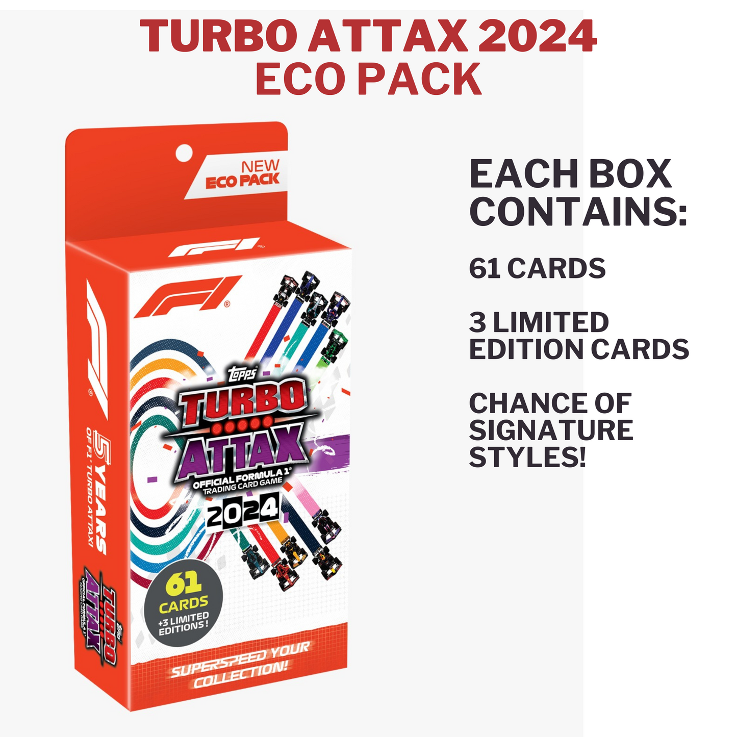 F1 Turbo Attax 2024 - Eco Pack (Indian Release)