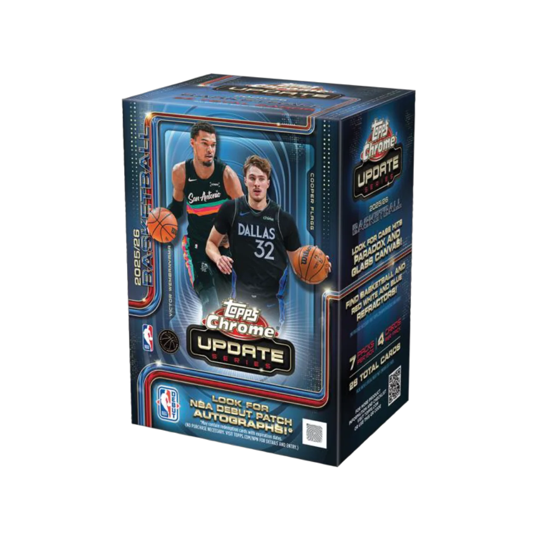 Topps 2026 Chrome NBA Basketball Update Series Value/Blaster Box - New & Sealed