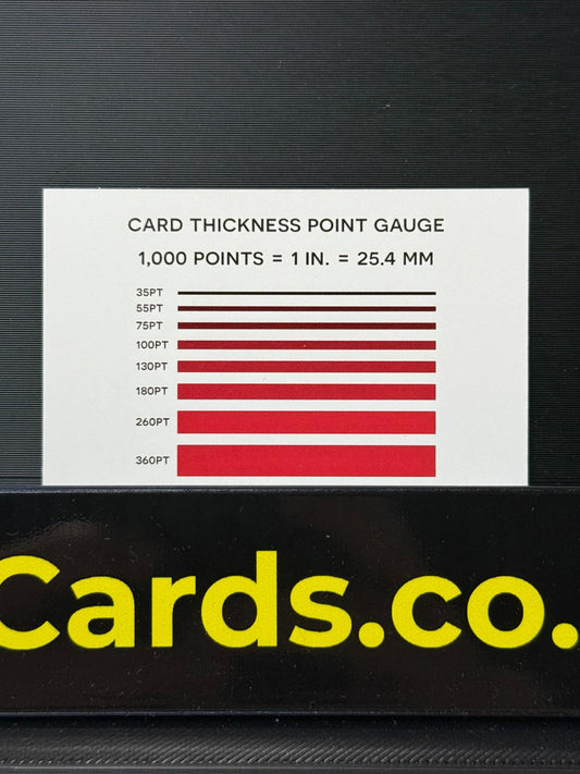 Card Thickness Point Gauge