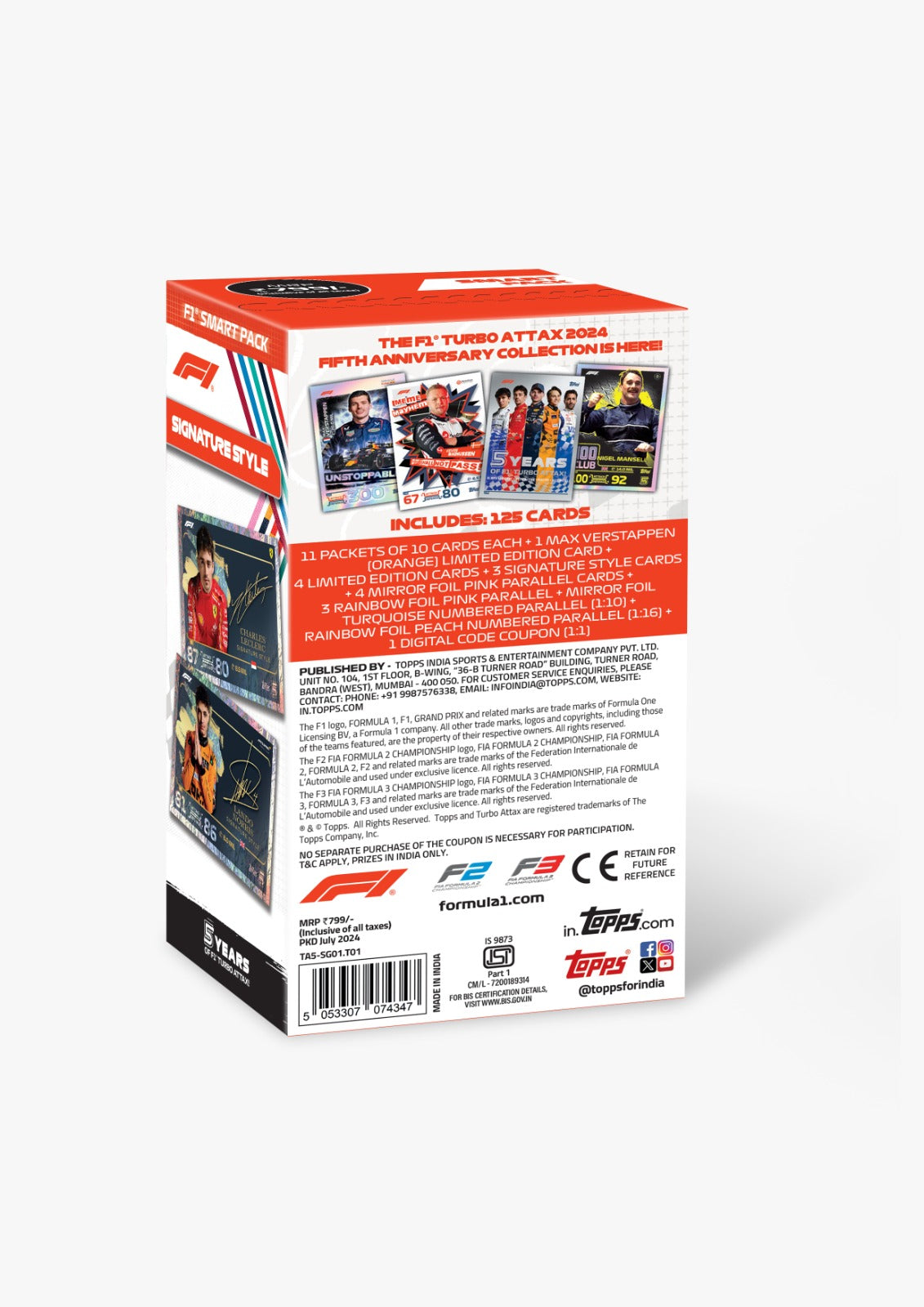 F1 Turbo Attax 2024 - Smart Pack (Indian Release)