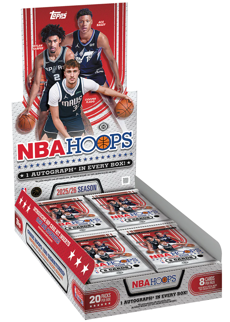 Topps NBA Basketball Hoops 2026 - Hobby Box - New & Sealed