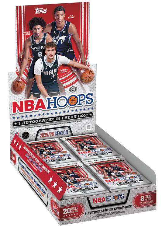 Topps NBA Basketball Hoops 2026 - Hobby Box - New & Sealed
