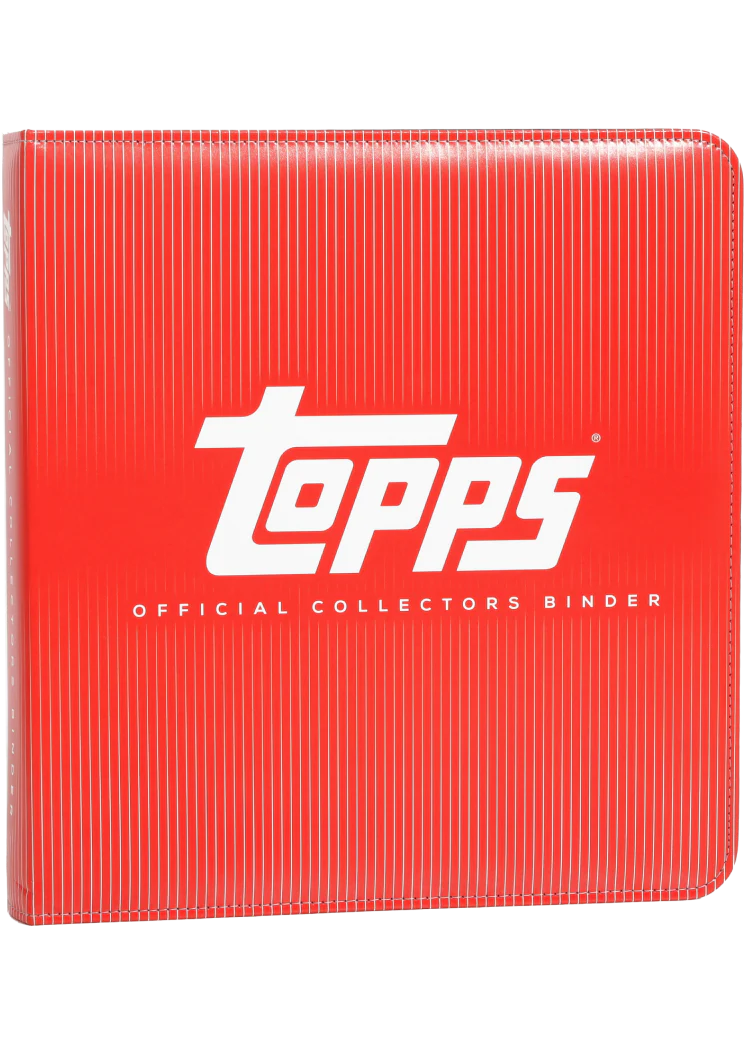 Official Fanatics/Topps Brand - RED Binder (9 Pockets, 360 Cards)