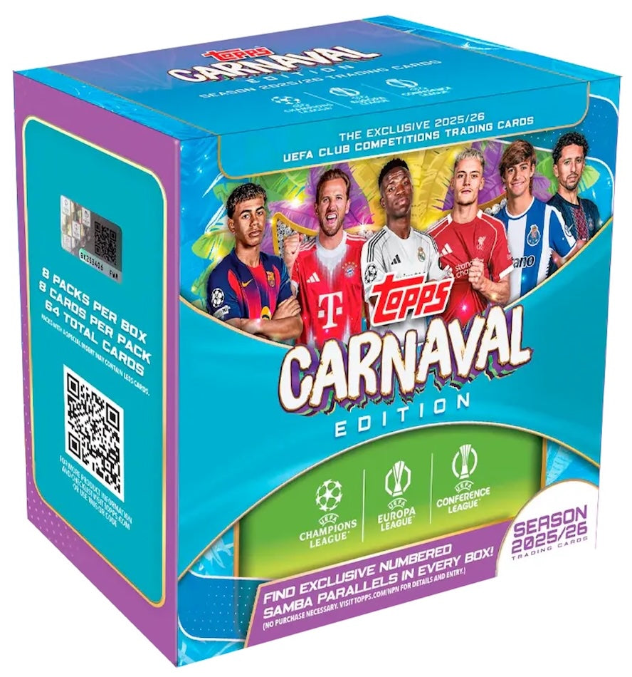 Topps 2026 UCC Carnaval Box - Brazil Exclusive Release - New & Sealed