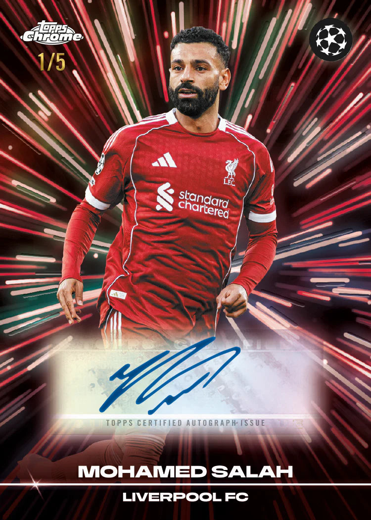 Topps Chrome UEFA Club Competitions 2026 - UCC Jumbo Box - New & Sealed