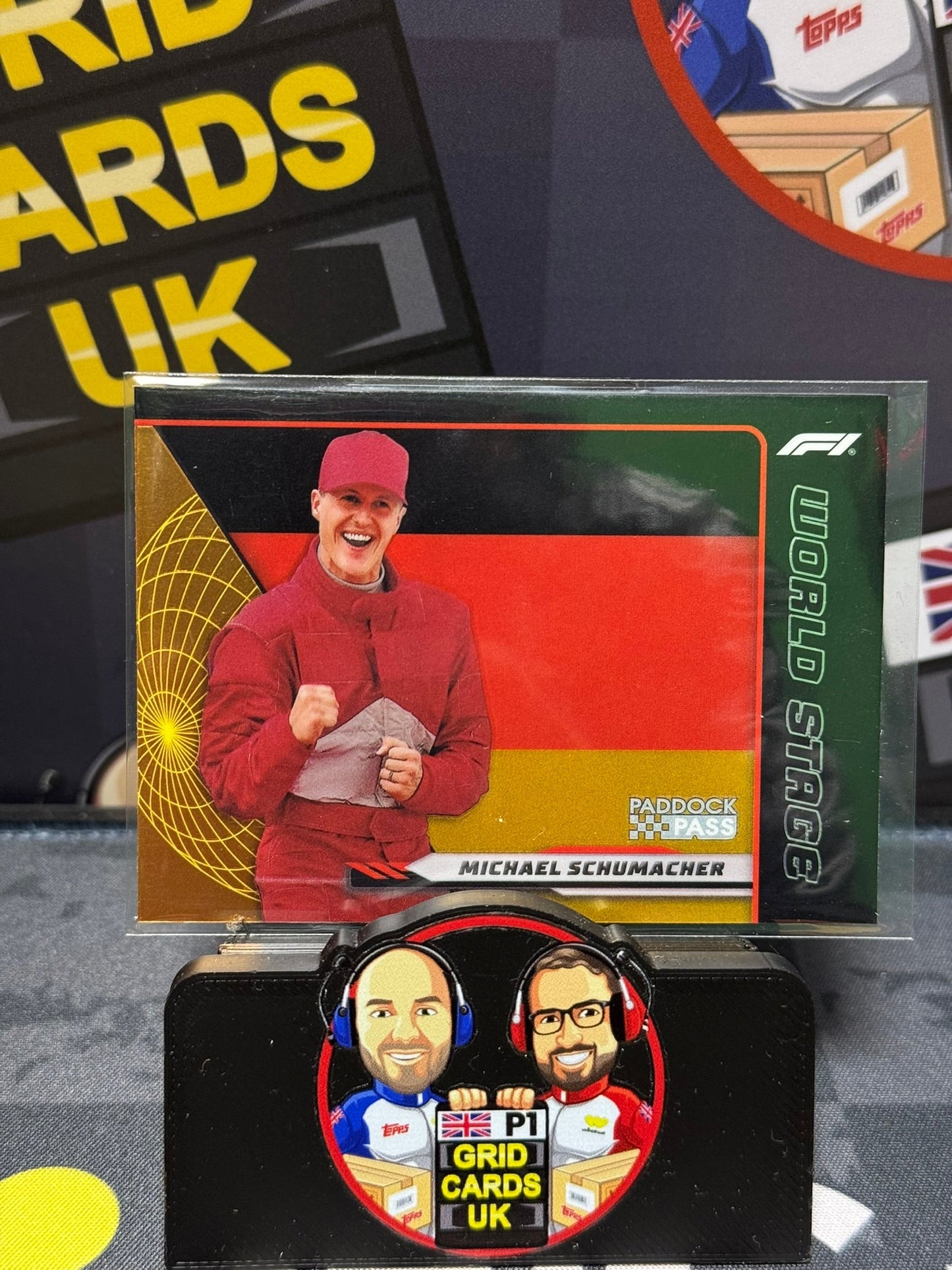 Michael Schumacher Case Hit World Stage SSP #WS-21 - Topps F1 Paddock Pass 2024