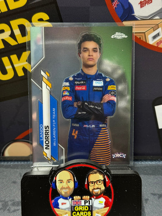 Lando Norris Base Portrait #7 RC Rookie - Topps F1 Chrome 2020