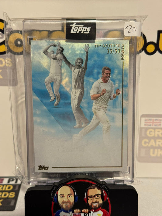 Tim Southee 35/50 Blue - Topps Cricket Legends 2025