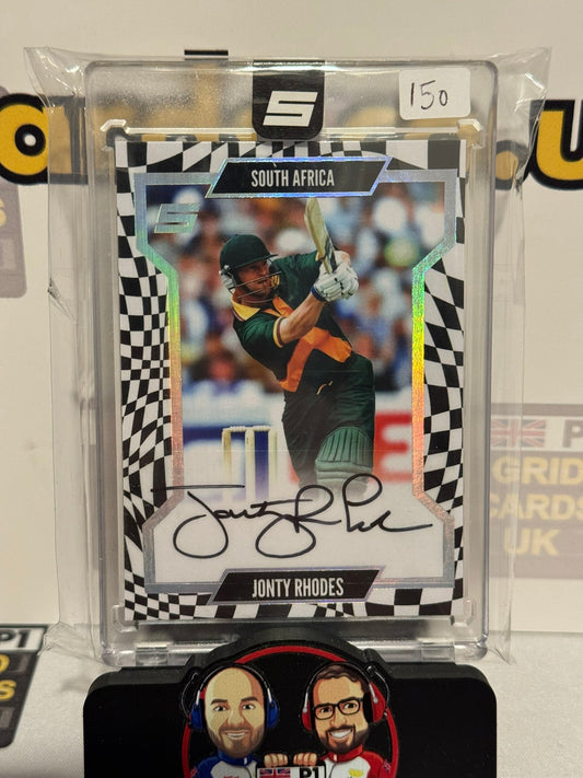 Jonty Rhodes Auto 1/1 Checker - South Africa - Sportsnection 2025 Cricket Card