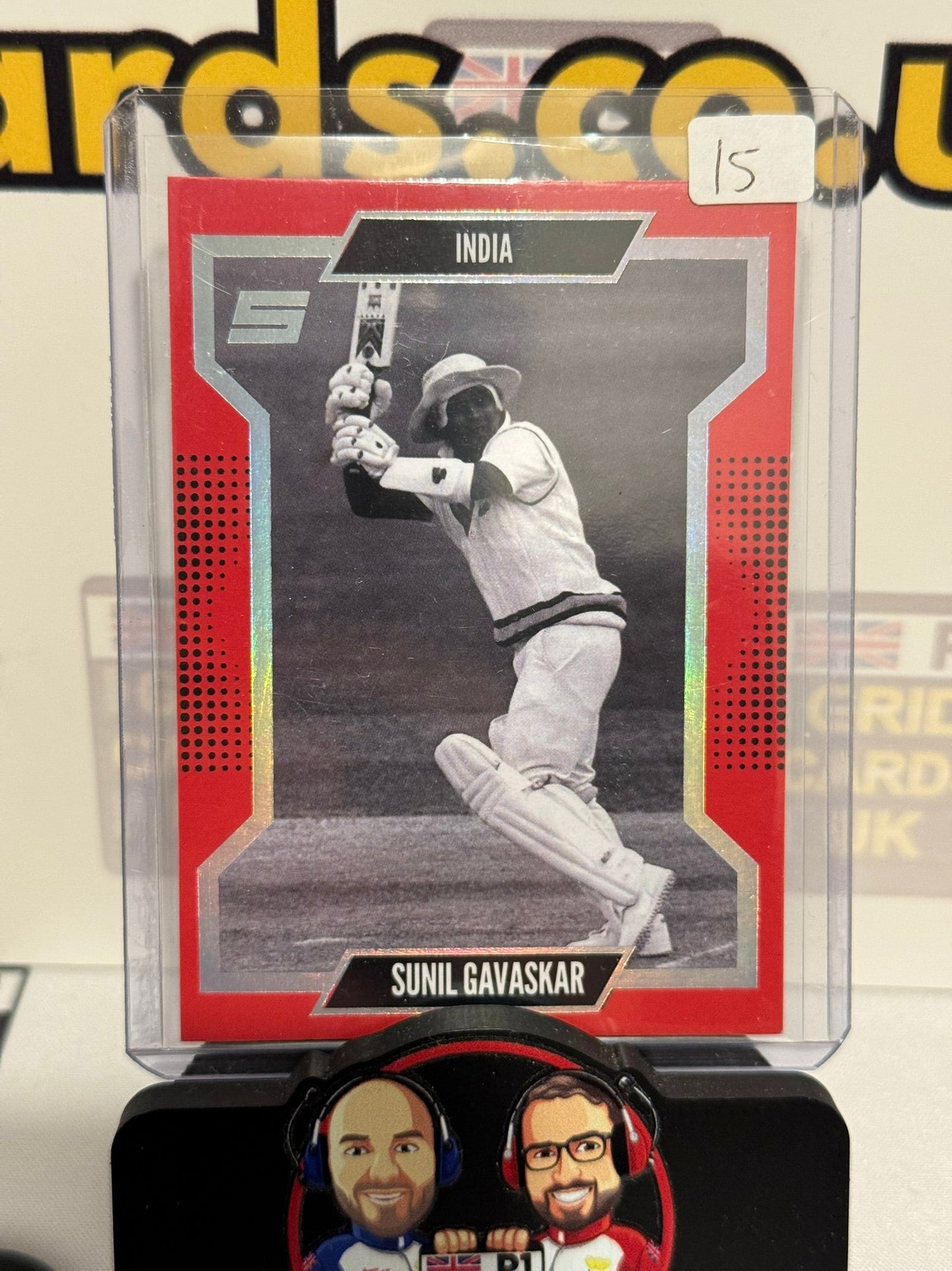 Sunil Gavaskar Base Red - India - Sportsnection 2025 Cricket Card