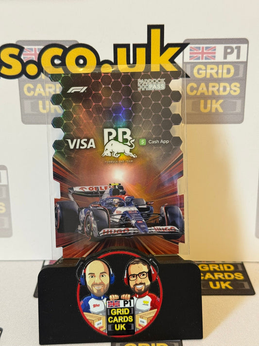 Visa RB #TR-26 Diecut Triumvirate - Topps F1 Paddock Pass 2024
