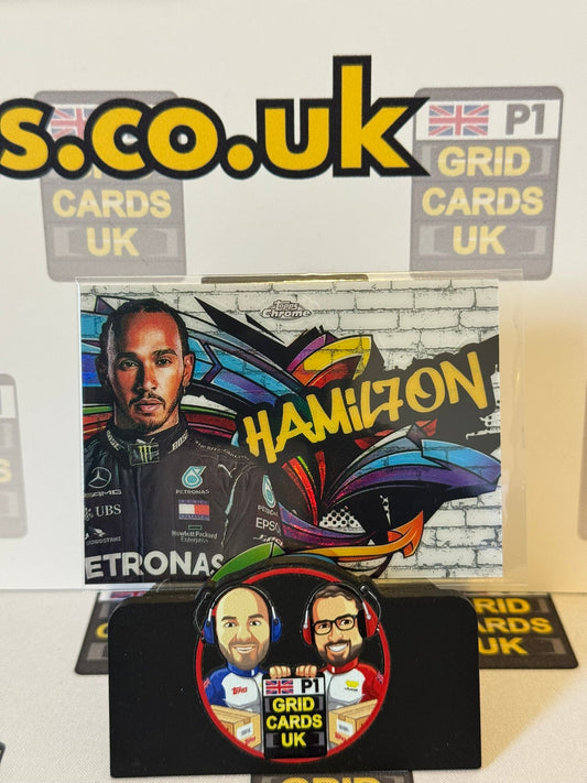 Lewis Hamilton Track Tag #TT-1 - Topps F1 Chrome 2020