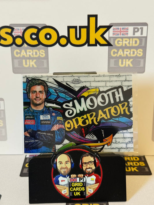 Carlos Sainz Track Tag #TT-6 - Topps F1 Chrome 2020