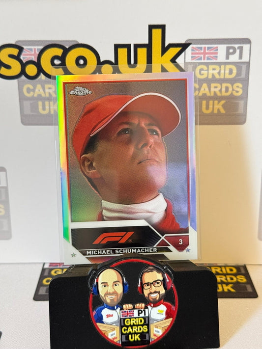 Michael Schumacher IV Image Variation Case Hit #199 - Topps F1 Chrome 2023