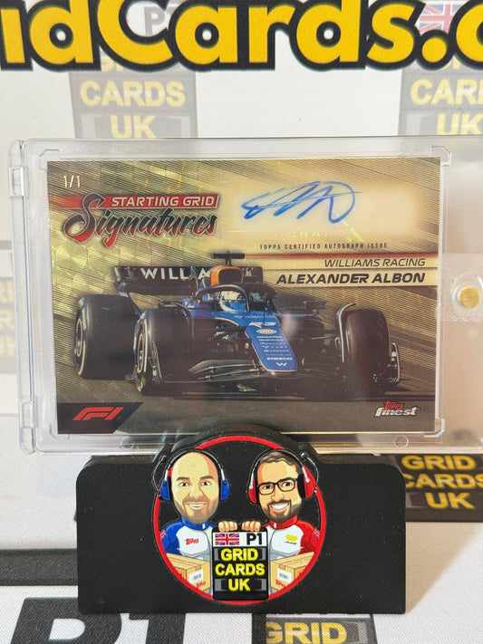 Alex Albon 1/1 Auto Superfractor #SGS-ALB - Topps F1 Finest 2024