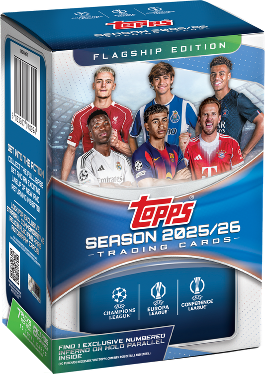 Topps 2026 UEFA UCC Flagship - Blaster Box - New & Sealed