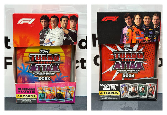 Topps F1 Turbo Attax 2026 - MEGA TIN (Pre Order, Releases 23/7/26)