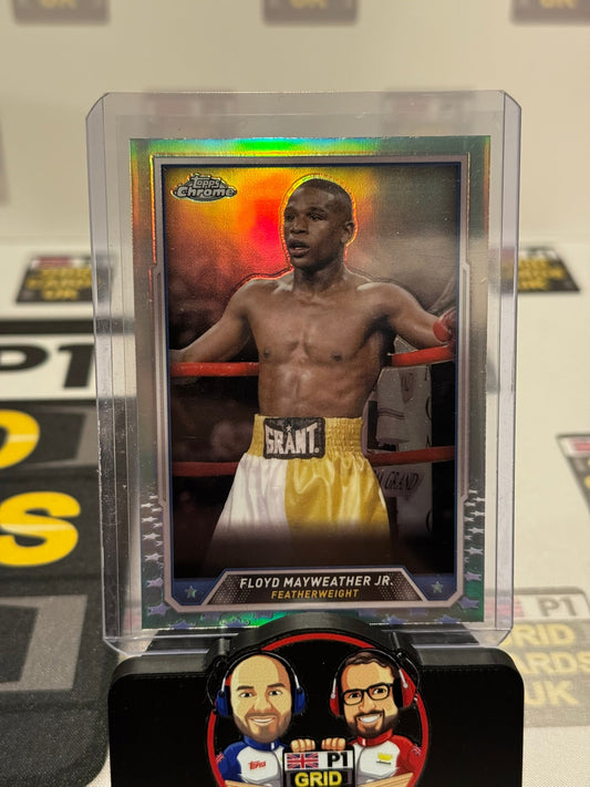 Floyd Mayweather Jr #33 Refractor - Topps Chrome Boxing 2024