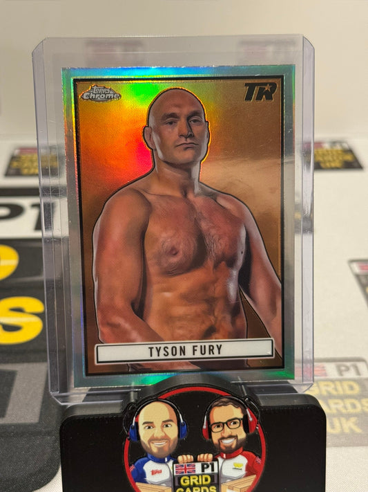 Tyson Fury #TR-13 Refractor Insert - Topps Chrome Boxing 2024