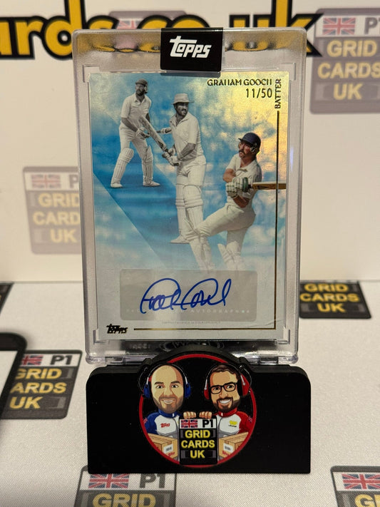 Graham Gooch Auto 11/50 Blue - Topps Cricket Legends 2025