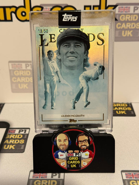 Glenn McGrath 18/50 Blue - Topps Cricket Legends 2025