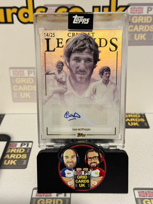 Ian Botham Auto 14/25 Purple - Topps Cricket Legends 2025