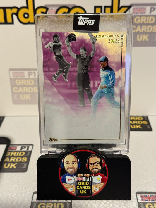 Eoin Morgan 20/25 Purple - Topps Cricket Legends 2025
