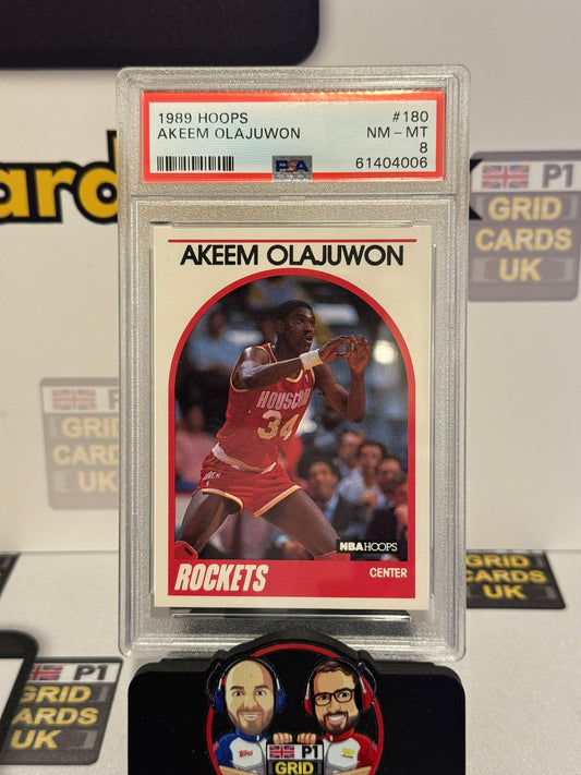Akeem Olajuwon Rockets PSA 8 - 1989 Hopps NBA Basketball