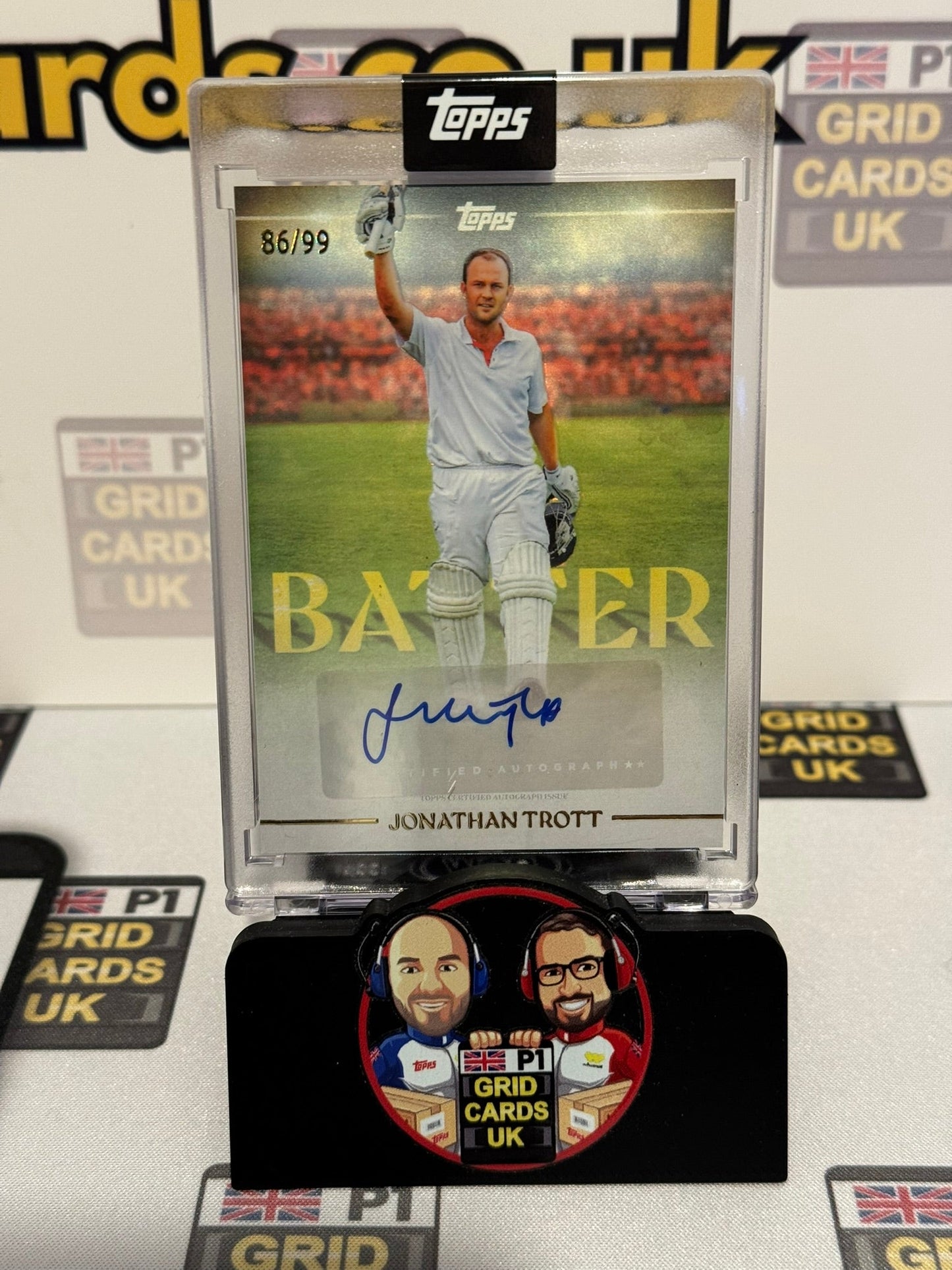 Jonathan Trott Auto 86/99 Foil - Topps Cricket Legends 2025