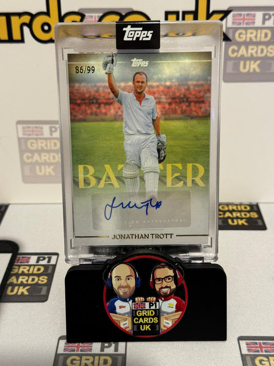 Jonathan Trott Auto 86/99 Foil - Topps Cricket Legends 2025