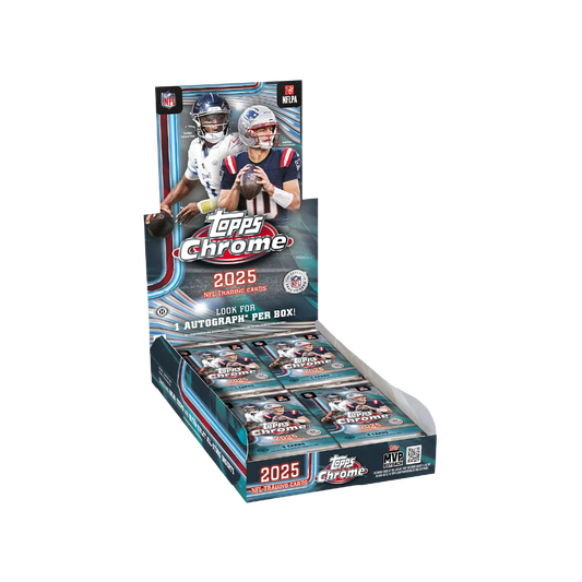 Topps NFL Chrome American Football 2025 - Hobby Box - New & Sealed