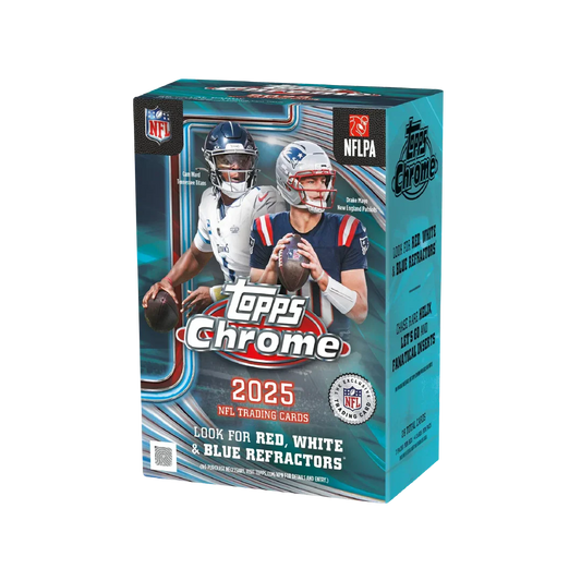 Topps NFL Chrome American Football 2025 - Value Blaster Box - New & Sealed