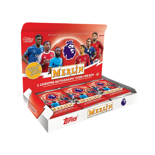 Topps 2026 Merlin Premier League Hobby Box - New & Sealed