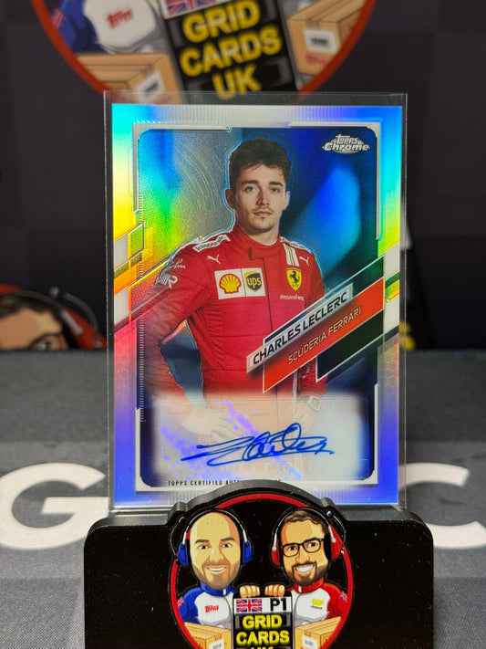 Charles Leclerc Auto - Topps F1 Chrome 2021